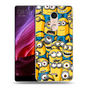 Силиконовый чехол на BQ Strike Selfie Max с принтом Миньоны