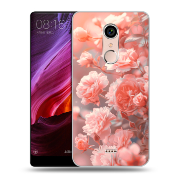 Силиконовый чехол на BQ Strike Selfie Max с принтом Розы цветы