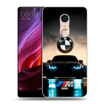 Силиконовый чехол на BQ Strike Selfie Max с принтом БМВ BMW