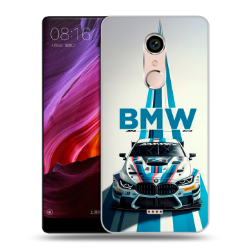 Силиконовый чехол на BQ Strike Selfie Max с принтом БМВ BMW