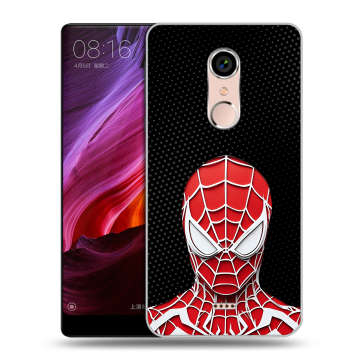 Силиконовый чехол на BQ Strike Selfie Max с принтом человек паук spiderman