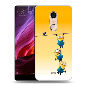 Силиконовый чехол на BQ Strike Selfie Max с принтом Миньоны