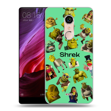 Силиконовый чехол на BQ Strike Selfie Max с принтом Шрек Shrek