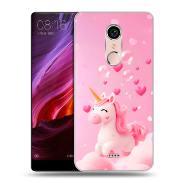 Силиконовый чехол на BQ Strike Selfie Max с принтом Единорог Силиконовый чехол на BQ Strike Selfie Max с принтом Единорог