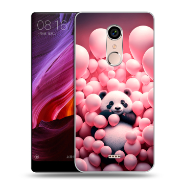 Силиконовый чехол на BQ Strike Selfie Max с принтом Панда