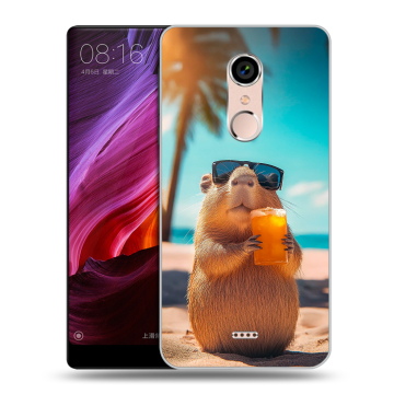 Силиконовый чехол на BQ Strike Selfie Max с принтом Капибара