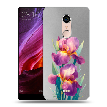 Силиконовый чехол на BQ Strike Selfie Max с принтом Цветы орхидеи
