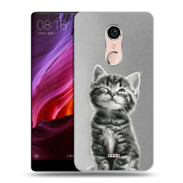 Силиконовый чехол на BQ Strike Selfie Max с принтом Котенок