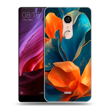 Силиконовый чехол на BQ Strike Selfie Max с принтом Цветы