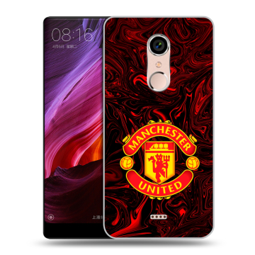 Силиконовый чехол на BQ Strike Selfie Max с принтом Manchester United Силиконовый чехол на BQ Strike Selfie Max с принтом Manchester United