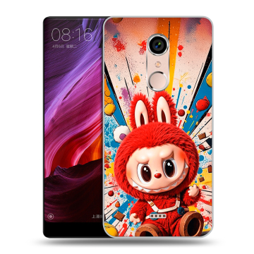 Силиконовый чехол на BQ Strike Selfie Max с принтом Labubu Лабубу