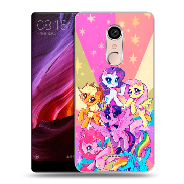 Силиконовый чехол на BQ Strike Selfie Max с принтом My little pony Дружба чудо