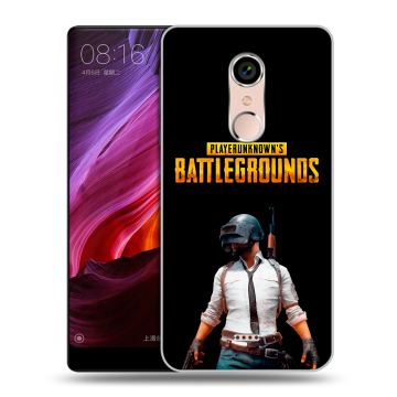 Силиконовый чехол на BQ Strike Selfie Max с принтом PUGB ПАГБ