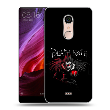 Силиконовый чехол на BQ Strike Selfie Max с принтом Death note Тетрадь смерти