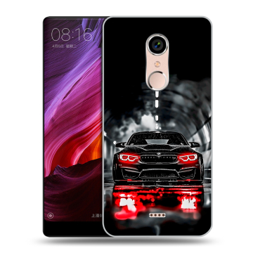 Силиконовый чехол на BQ Strike Selfie Max с принтом BMW БМВ