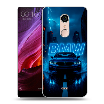 Силиконовый чехол на BQ Strike Selfie Max с принтом BMW БМВ Силиконовый чехол на BQ Strike Selfie Max с принтом BMW БМВ