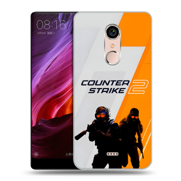 Силиконовый чехол на BQ Strike Selfie Max с принтом Counter Strike