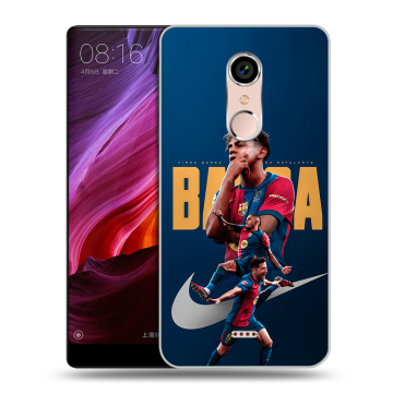 Силиконовый чехол на BQ Strike Selfie Max с принтом Барселона Barca Yamal 