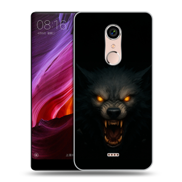 Силиконовый чехол на BQ Strike Selfie Max с принтом Волк Силиконовый чехол на BQ Strike Selfie Max с принтом Волк