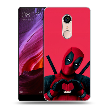 Силиконовый чехол на BQ Strike Selfie Max с принтом Дедпул Deadpool