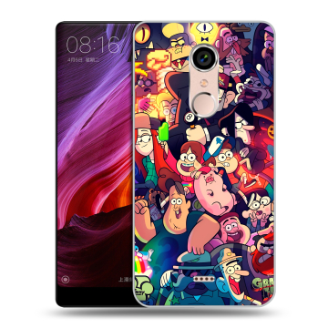 Силиконовый чехол на BQ Strike Selfie Max с принтом Gravity Falls Гравити Фолз