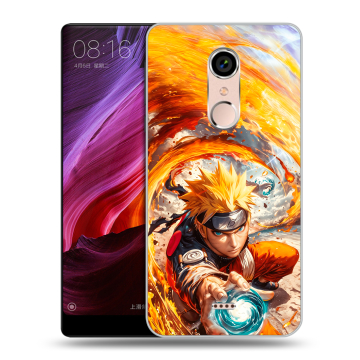 Силиконовый чехол на BQ Strike Selfie Max с принтом Аниме Наруто Naruto