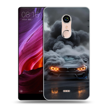 Силиконовый чехол на BQ Strike Selfie Max с принтом BMW БМВ
