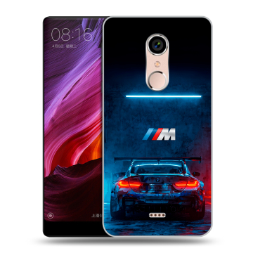 Силиконовый чехол на BQ Strike Selfie Max с принтом BMW БМВ