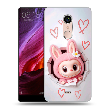 Силиконовый чехол на BQ Strike Selfie Max с принтом Labubu Лабубу