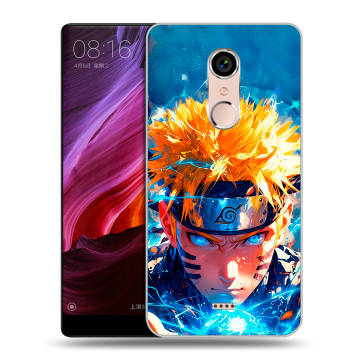 Силиконовый чехол на BQ Strike Selfie Max с принтом Аниме Наруто Naruto