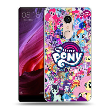 Силиконовый чехол на BQ Strike Selfie Max с принтом My little pony Дружба чудо