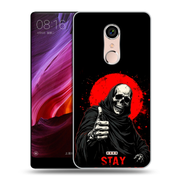 Силиконовый чехол на BQ Strike Selfie Max с принтом смешной скелет Силиконовый чехол на BQ Strike Selfie Max с принтом смешной скелет