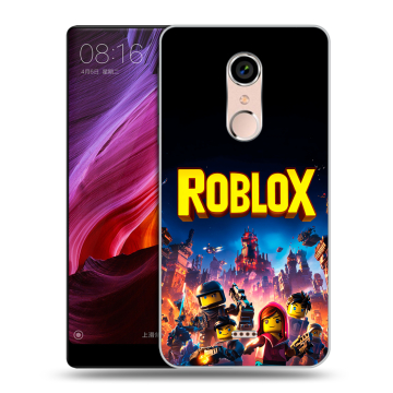 Силиконовый чехол на BQ Strike Selfie Max с принтом Roblox Роблокс