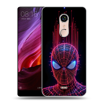 Силиконовый чехол на BQ Strike Selfie Max с принтом Spiderman Человек паук