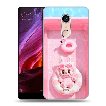 Силиконовый чехол на BQ Strike Selfie Max с принтом Labubu Лабубу