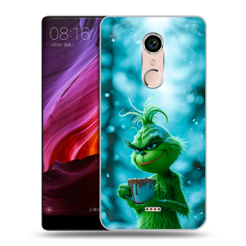 Силиконовый чехол на BQ Strike Selfie Max с принтом Новый год гринч Силиконовый чехол на BQ Strike Selfie Max с принтом Новый год гринч