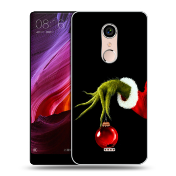 Силиконовый чехол на BQ Strike Selfie Max с принтом Новый год Гринч Силиконовый чехол на BQ Strike Selfie Max с принтом Новый год Гринч