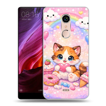 Силиконовый чехол на BQ Strike Selfie Max с принтом для девочек