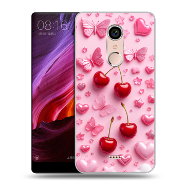 Силиконовый чехол на BQ Strike Selfie Max с принтом для девочек