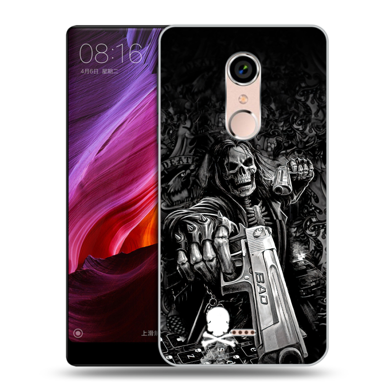 Силиконовый чехол на BQ Strike Selfie Max с принтом Скелет Силиконовый чехол на BQ Strike Selfie Max с принтом Скелет