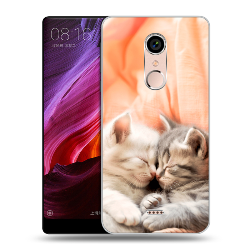 Силиконовый чехол на BQ Strike Selfie Max с принтом Котята Силиконовый чехол на BQ Strike Selfie Max с принтом Котята