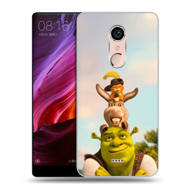 Силиконовый чехол на BQ Strike Selfie Max с принтом Шрек Shrek Силиконовый чехол на BQ Strike Selfie Max с принтом Шрек Shrek