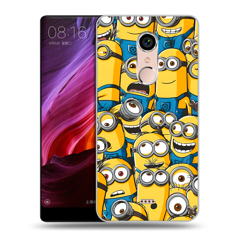 Силиконовый чехол на BQ Strike Selfie Max с принтом Миньоны Силиконовый чехол на BQ Strike Selfie Max с принтом Миньоны