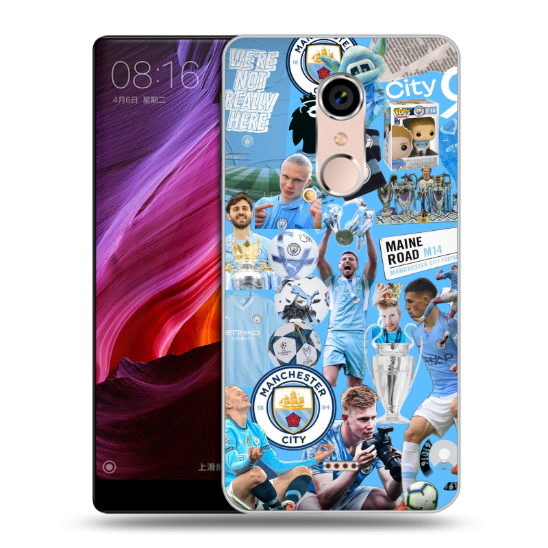 Силиконовый чехол на BQ Strike Selfie Max с принтом Man City Манчестер Сити Силиконовый чехол на BQ Strike Selfie Max с принтом Man City Манчестер Сити