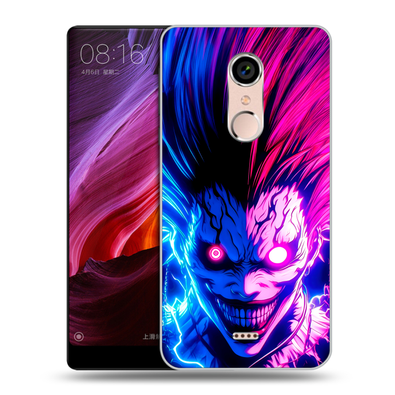 Силиконовый чехол на BQ Strike Selfie Max с принтом Death note Тетрадь смерти Силиконовый чехол на BQ Strike Selfie Max с принтом Death note Тетрадь смерти