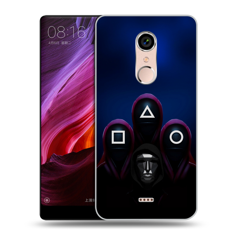 Силиконовый чехол на BQ Strike Selfie Max с принтом Игра Кальмара Силиконовый чехол на BQ Strike Selfie Max с принтом Игра Кальмара