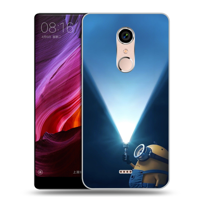 Силиконовый чехол на BQ Strike Selfie Max с принтом Миньоны Силиконовый чехол на BQ Strike Selfie Max с принтом Миньоны