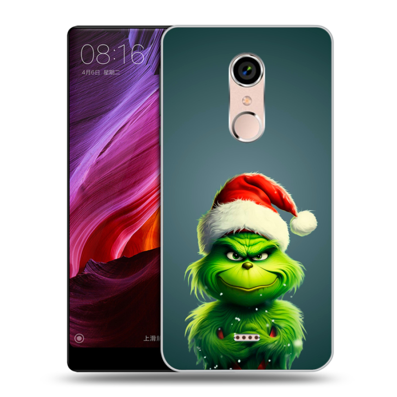 Силиконовый чехол на BQ Strike Selfie Max с принтом Новый год Силиконовый чехол на BQ Strike Selfie Max с принтом Новый год