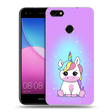 Силиконовый чехол на Huawei Nova Lite (2017) с принтом Единорог Силиконовый чехол на Huawei Nova Lite (2017) с принтом Единорог
