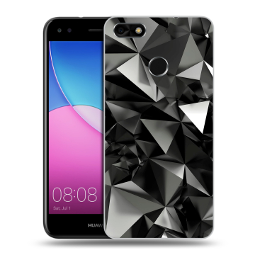 Силиконовый чехол на Huawei Nova Lite (2017) с принтом Черные кристаллы Силиконовый чехол на Huawei Nova Lite (2017) с принтом Черные кристаллы